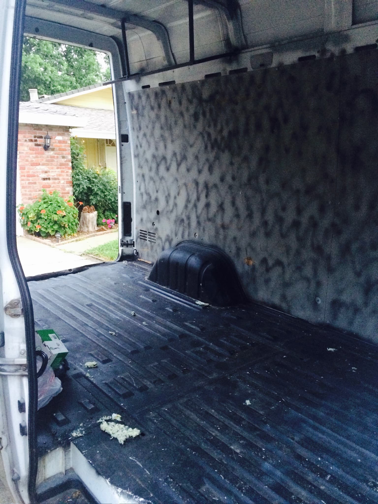 Van on the day of purchase