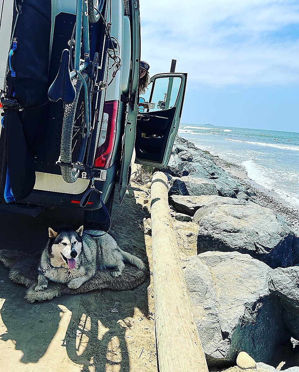 seaside van life