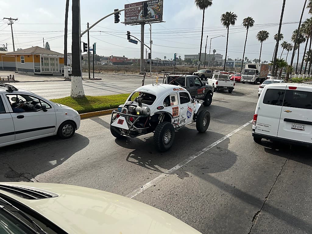 Baja buggy on the beach